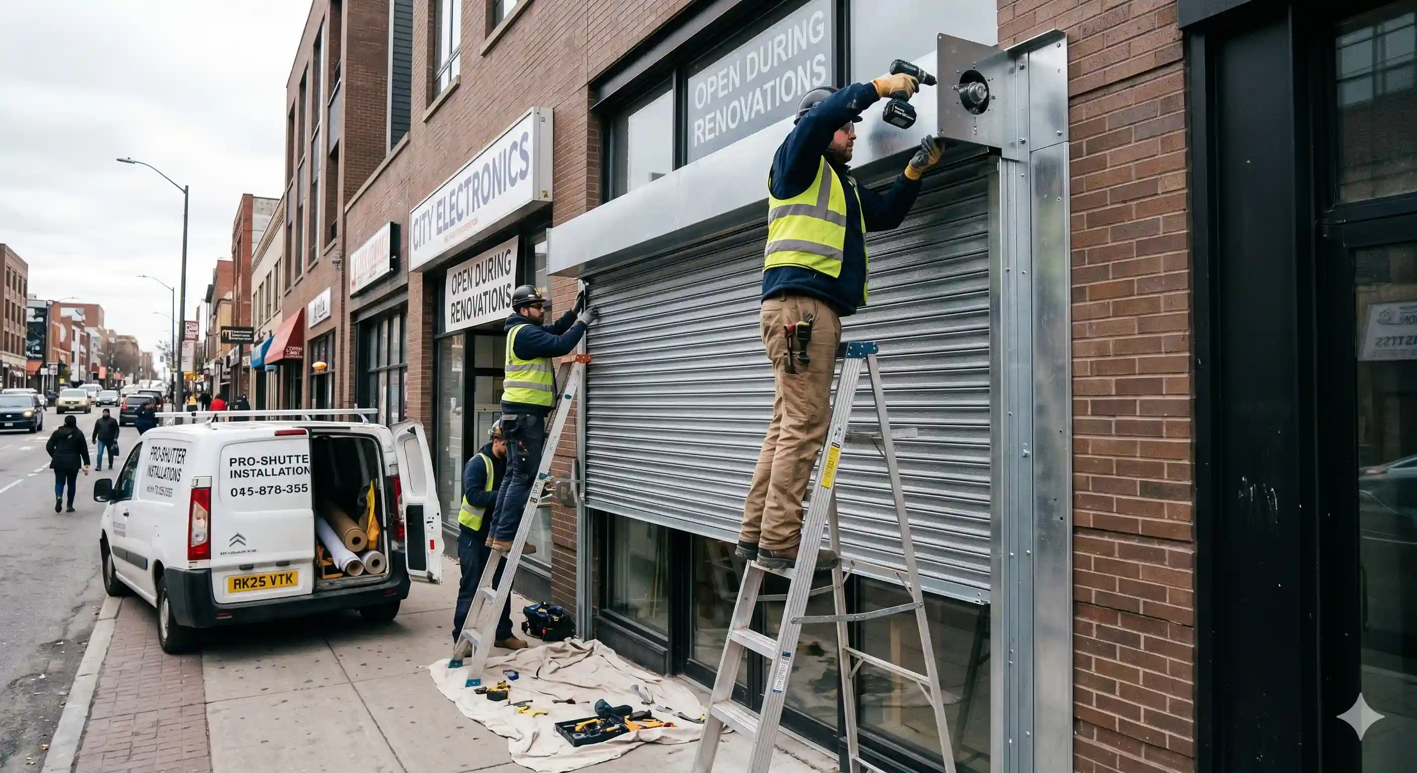 Emergency shutter repair engineer London
